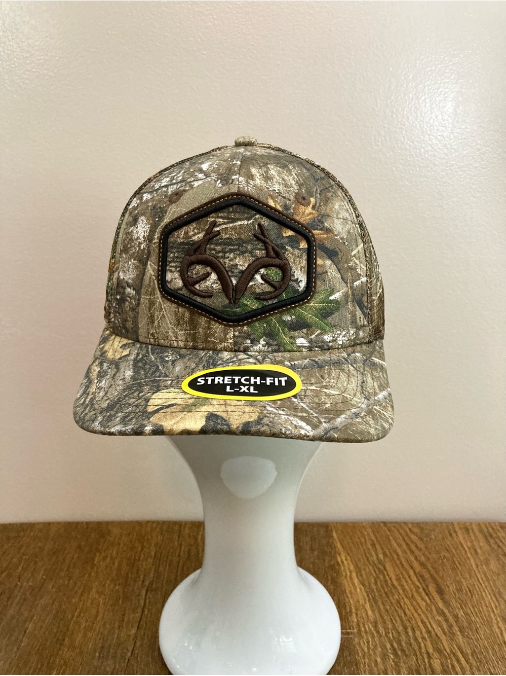 Realtree Camo Hunting Cap L/XL Stretch Fit Embroidered Front Logo